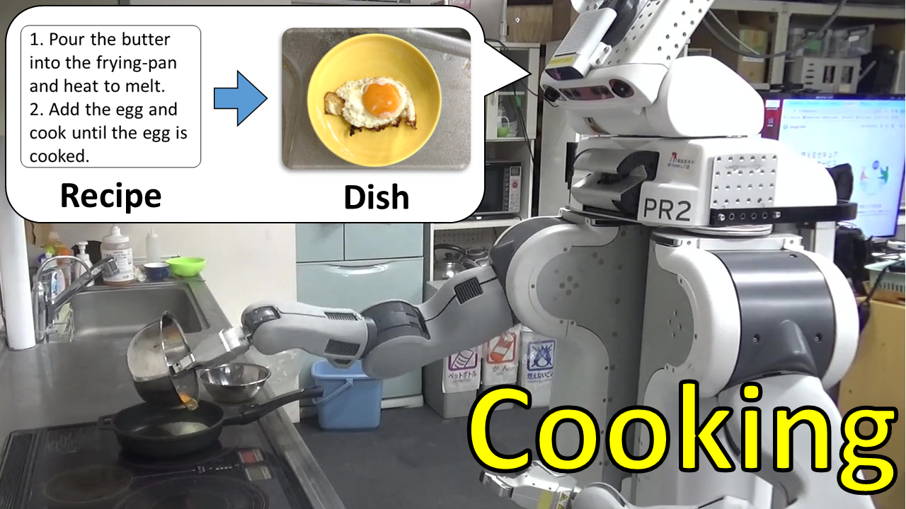 Real-world cooking robot system from recipes based on food state recognition using foundation models and PDDL